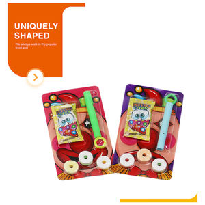 นกหวีดของเล่นพลาสติกสำหรับเปลี่ยนเสียงพร้อมลูกอมอัดแข็งและลูกอม - Product Image 3