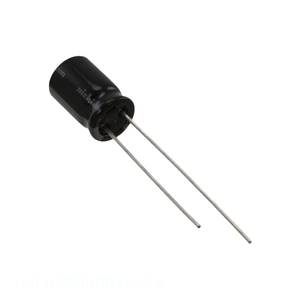 Condensateur traversant à canal fabricant, aluminium, 33 µF, 20 %, 50 V, radial, UKL1H330KPDANATA - Product Image 1