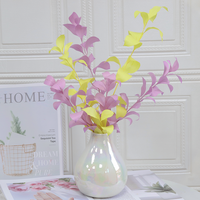 Glycerin-konservierte Lilien-Bambusblume für Heim- und Bürodekoration, Maßanfertigung, Hochwertige Verpackung, Langlebig 3-5 Jahre, Tischdekoration für Weihnachten