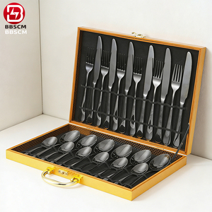 <span class=keywords><strong>Ensemble</strong></span> de 24 cuillères de luxe, couverts en acier inoxydable, <span class=keywords><strong>ensemble</strong></span> de cuillères <span class=keywords><strong>et</strong></span> fourchettes haut de gamme, couverts de haute qualité, ensembles de couverts en acier inoxydable - Product Image 6