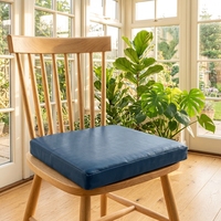 Coussins de siège modernes en cuir PU mousse sur mesure pour chaises promotionnelles - Imperméables, ignifuges, amovibles et lavables