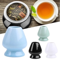 Support à fouet en porcelaine de style japonais traditionnel BambuS, support à fouet en céramique pour matcha avec logo personnalisé