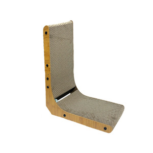 Tabla rascadora para gatos en forma de L, 42x26x47 cm, de fibra duradera, para gatos medianos, artículos para mascotas - Product Image 1