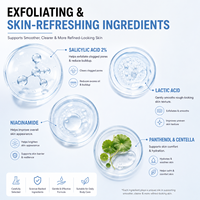 Brume Corporelle Séchage Rapide pour le Dos, les Bras et les Jambes, Anti-Acné et Exfoliante (Acide Salicylique 2%, Acide Lactique, Niacinamide)