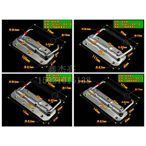 Asa de Hierro Resistente de 124 mm con Resorte, Plegable, para Cajas de Equipos Industriales, Duradera, Estilo Moderno y Simple - Product Image 5