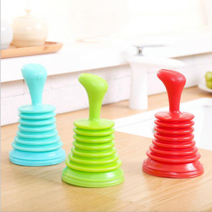 Émbolo de plástico flexible para fregadero de cocina y baño para dragado de alcantarillado y émbolo de inodoro de succión de tubería - Product Image 5