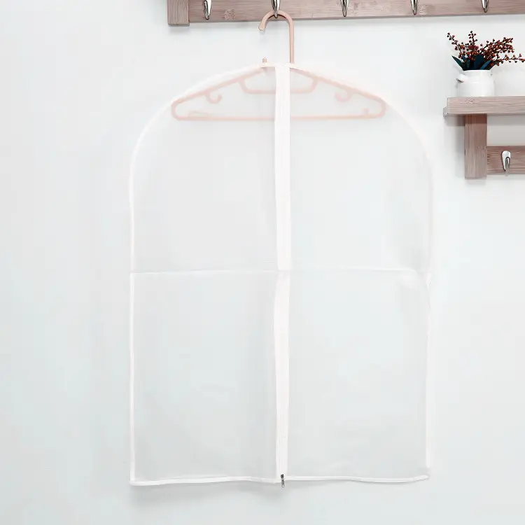 कस्टम मुद्रित पेवा पीवीसी साफ़ पारदर्शी पारदर्शी वेडिंग ड्रेस परिधान बैग शादी की पोशाकों के लिए साफ़ प्लास्टिक बैग