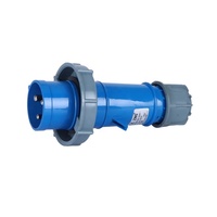 Prise industrielle mâle étanche IP67, 3 broches, 220V, 32A, IEC/CEE, prise électrique industrielle, 32 ampères, 2P+T