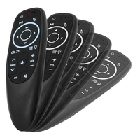 Control Remoto Inalámbrico G10S Pro 2.4G de Alta Calidad con 7 Retroiluminaciones, Control por Voz, Mouse Aéreo con Giroscopio y Aprendizaje IR