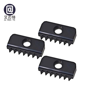 18/16TPI Double-edged <span class=keywords><strong>PG</strong></span> 80 °   Plaquettes de taraudage en carbure, plaquettes de taraudage de type peigne 14-18Pg, plaquettes de taraudage interne et externe - Product Image 3