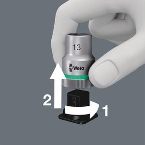 WERA - 05004211001 1/2 ''TORX®Jeu de douilles avec fonction de maintien (6 pièces) -ENSEMBLES DE CLIQUET ET DE DOUILLES EAN 4013288185464 1/2" - Product Image 4