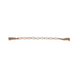 Filo di perle di marmo con nappine decorative per decorare scaffali di casa o ufficio - Product Image 6