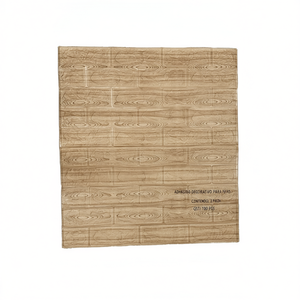 CASAMAX WL HY-5001F Pannelli Murali in PVC Moderni con Motivo 3D Effetto Legno 70x77cm Adesivi Decorativi per Insonorizzazione Interna - Product Image 3