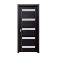 Porte de chambre en bois moderne de style européen, insonorisée, avec panneau MDF massif, imperméable et résistant à l'humidité, vente en gros