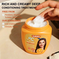 UUKKG Penjualan Terlaris Harga Pabrik 1000ML Kapasitas Besar Masker Rambut Perawatan Rambut Rusak dari Ujung ke Akar dengan Ekstrak Mawar, Lavender, VC, dan Lidah Buaya