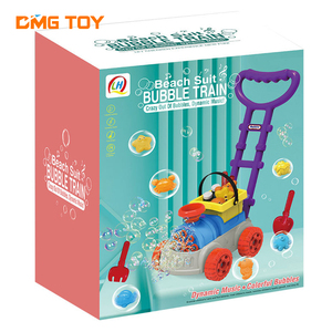 Wholesale Unisex Kids Bubble Machine <strong>Toy</strong> Handle Trolley Plastic <strong>Lawn</strong> <strong>Mower</strong> for Blowing Soap Bubbles - Product Image 5