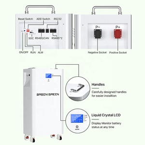 Vertical Stand DIY BOX KITS <b>48V</b> case Active Balancer 15kw for 280ah 306ah Mb31 314sh Lifepo4 <b>Battery</b> Box with Wheels - Product Image 4