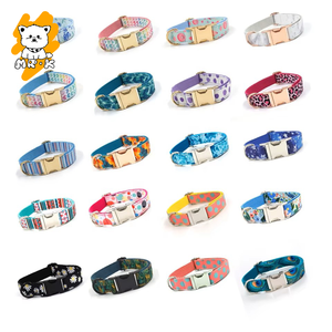 Trendy Produkte Frühling Sommer Umwelt freundlicher Mode druck Hunde kühlung Verstellbarer Schnallen verschluss Trainings halsband Polyester - Product Image 1