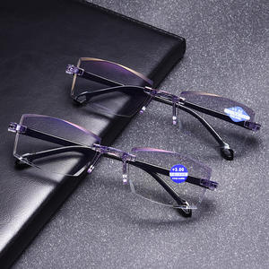 Moda plástico ajustable visión enfoque <span class=keywords><strong>presbicia</strong></span> bifocal anti luz azul progresivo mujeres hombres <span class=keywords><strong>gafas</strong></span> de lectura - Product Image 3