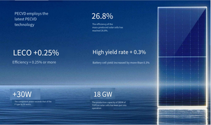 Tấm quang Điện Mặt Trời silicon đơn tinh thể-580 <span class=keywords><strong>Watt</strong></span>, 605 <span class=keywords><strong>Watt</strong></span>-Tấm pin mặt trời hiệu quả cao - Product Image 4