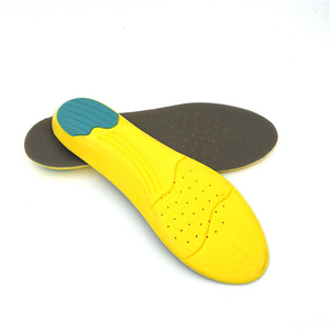 Schiuma di PU con il foma di memoria nel mezzo ed assorbire il tessuto del velluto del sudore sulla soletta della scarpa della schiuma di memoria dello strato superiore - Product Image 5