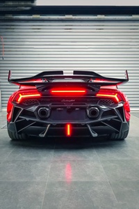 Nouveau kit carrosserie en fibre de carbone pour Huracan, style DW : Lame avant, diffuseur, jupes latérales, extensions d'ailes - Améliorations pour modèles LP580 LP610 - Product Image 2