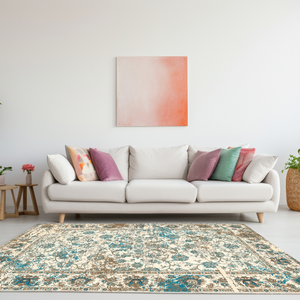 Tapis en flanelle imprimé moderne fabriqué à la machine Shufu, antidérapant, en caoutchouc thermoplastique, anti-allergique, lavable, entretien facile, poils moyens - Product Image 5