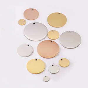 사용자 정의 로고 애완 동물 <span class=keywords><strong>ID</strong></span> 태그 개 태그 새겨진 스테인레스 스틸 목걸이 빈 플레이트 스탬핑 태그 금속 공예 제품 - Product Image 2