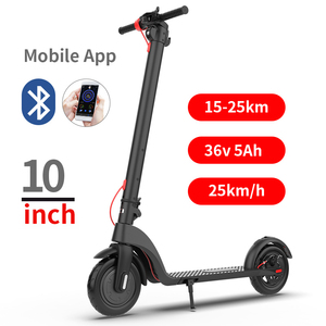सबसे ज्यादा बिकने वाली Hx x 7 10 इंच मोटर 250w एयर टायर ई स्कूटर की अगुवाई वाली स्क्रीन एक्स 7 स्मार्ट क्लासिक इलेक्ट्रिक स्टेप किक स्कूटर - Product Image 1