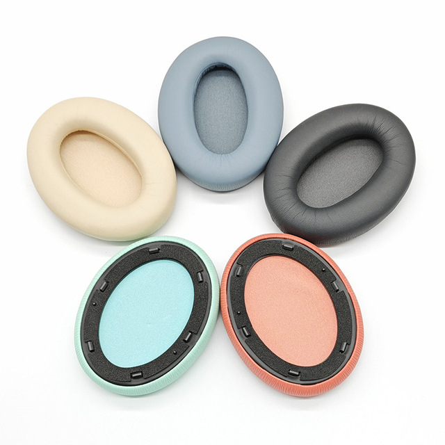 Kimear Replacement Ear Pads Earpads Cushion Protein Leather Memory Foam Noise Cancelling for EDIFIER MT6  Headphones Headset