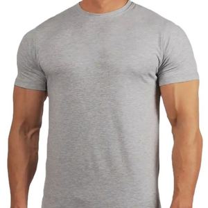 Suministro directo de fábrica Entrenamiento Camiseta para hombre Fitness Hombres Deportes Camisa de compresión Estilo básico - Product Image 1