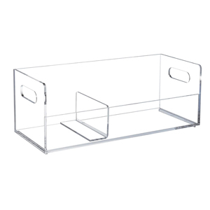 Bespoke xách tay rõ ràng Acrylic Stackable <span class=keywords><strong>CD</strong></span> chủ hiển thị khay với cutout xử lý nhỏ gọn Disco tổ chức - Product Image 6