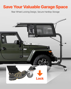 Montaje fácil y rápido para una persona disponible para instalación de extracción de techo rígido <span class=keywords><strong>Jeep</strong></span> para elevador Wrangler Bronco para techo rígido - Product Image 6
