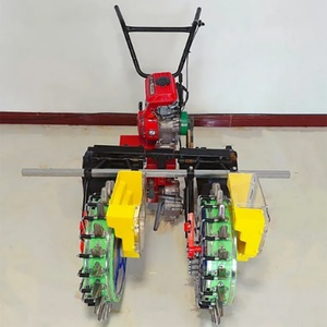 Seminatrice manuale a spinta manuale e trapiantatrice per piante di arachidi e fertilizzanti per uso agricolo - Product Image 3