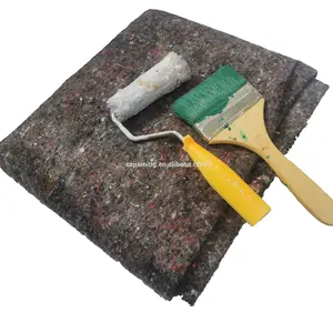 Recycled materials cover fleece floor protection absorbent spray painter felt