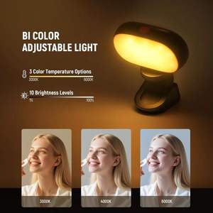 Luce LED Portatile BASICS 12V 3W per Selfie, per Fotocamera Smartphone, Batteria 600mAh, CRI95, 3 Modalità Colore, per <span class=keywords><strong>iPhone</strong></span>/iPad/Webcam Laptop - Product Image 4