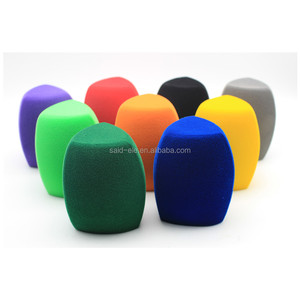 TV Canale Radio microfono bandiera logo personalizzato stampato macchina fotografica schiuma parabrezza tutti i colori disponibili 10 pcs MOQ - Product Image 6