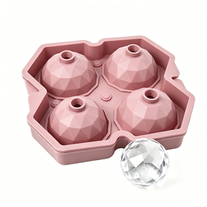 Moule à glaçons en silicone en forme de <span class=keywords><strong>rose</strong></span>, bac à glaçons de qualité alimentaire, congélation rapide et facile à démouler pour le whisky - Product Image 6