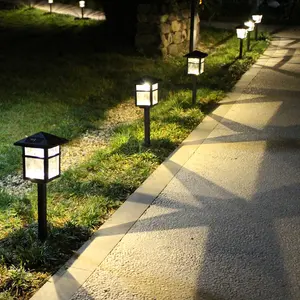 现代太阳能无线景观装饰发光二极管户外太阳能明亮室外道路花园庭院灯