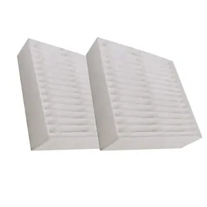 Penyaring udara tungku AC dapat dipakai ulang kustom bingkai plastik ABS Merv 13 20x25x1 rangka kertas penyaring udara