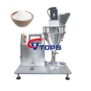 Desktop Mini Scale Lotus Root Powder Dosing Filling Bottling Machine Filler Auger Filler Sesame Powder Canning Auger Filling Mac