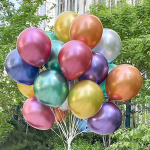 China fabriek groothandel ballon feest metallic globos chroom latex ballonnen voor verjaardag decoraties - Product Image 5