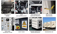 Harga Pabrik 20kW 30kW 40kW 50kW 60kW 70kW 80kW 100kW 200kW 300kW 100kva 200kva 150kva Generator Diesel Tiga Fasa Auto Start