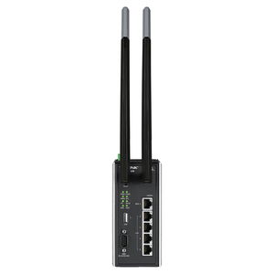 Enrutador 4G industrial compacto de 2 ranuras para tarjetas Nano SIM, 5 puertos <span class=keywords><strong>Gigabit</strong></span> Ethernet, cuerpo de acero duradero para-40 ℃ ~ 75 ℃, 2 ranuras para tarjetas SIM, 1 unidad - Product Image 2