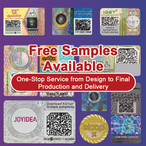 Custom Security Hologram Stickers Silver Scratch Off Holographic <span class=keywords><strong>Laser</strong></span> Stickers Com Código QR e Sistema De Verificação De Segurança - Product Image 6