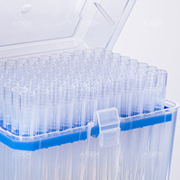 Embouts de pipette stériles A-gen 1000UL en PP (modèle avec boîte de pression)