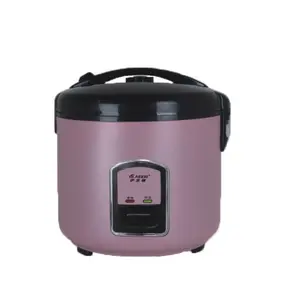 India Home Use Different Cylinder Style Closed Lid Electric Purple Clay Classic Rice Cooker