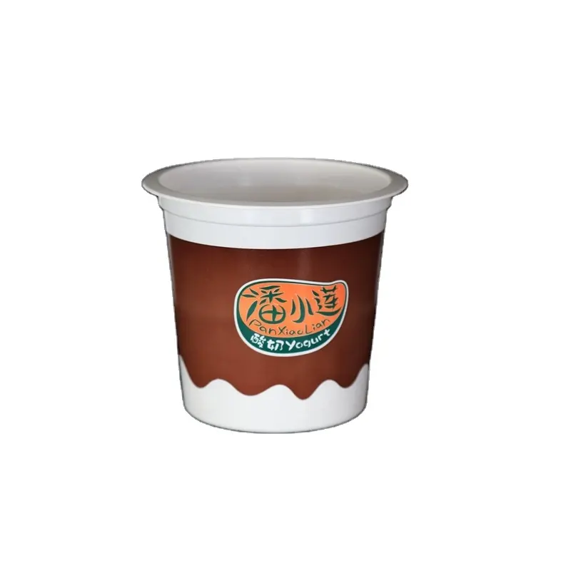 10Oz Wegwerp Plastic Shaker Melk En Yoghurt Afdichting Film