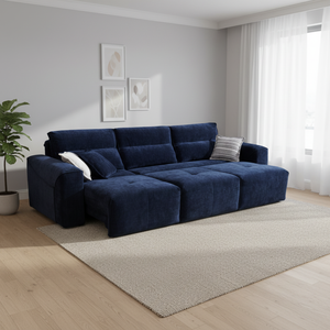 Living Room Furniture <strong>Sofa</strong> Modern Folding <strong>Bed</strong> <strong>Sofa</strong> 3 Seater <strong>Blue</strong> Convertible <strong>Sofa</strong> <strong>Bed</strong> - Product Image 5