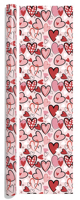 Rouleaux de papier cadeau épais personnalisés pour enfants, imprimés de dessins animés mignons, papier d'emballage brillant pour les garçons et les filles, emballage pour fête d'anniversaire